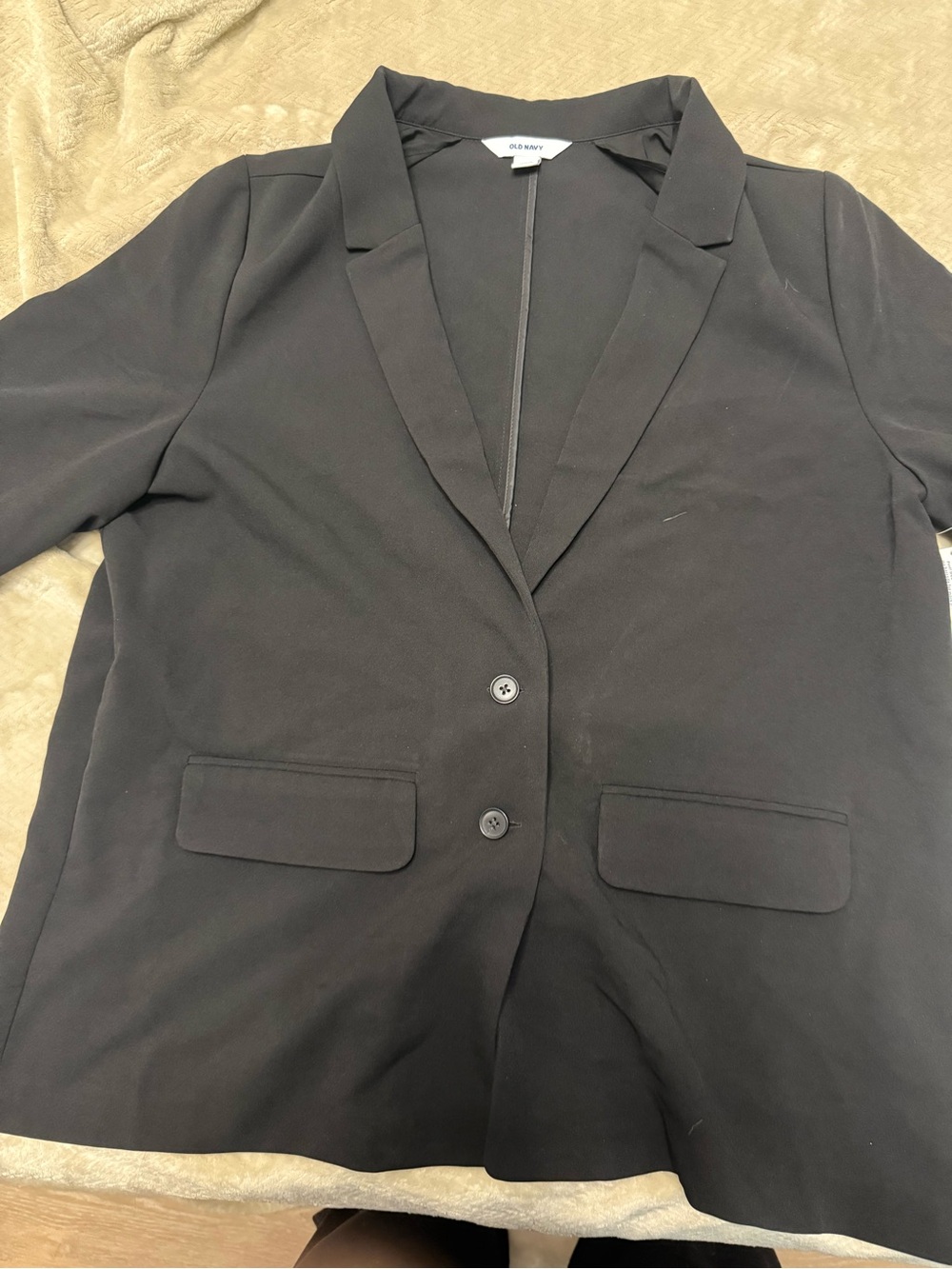 Old Navy Black womens XL Blazer - Classic Two-Button NWT